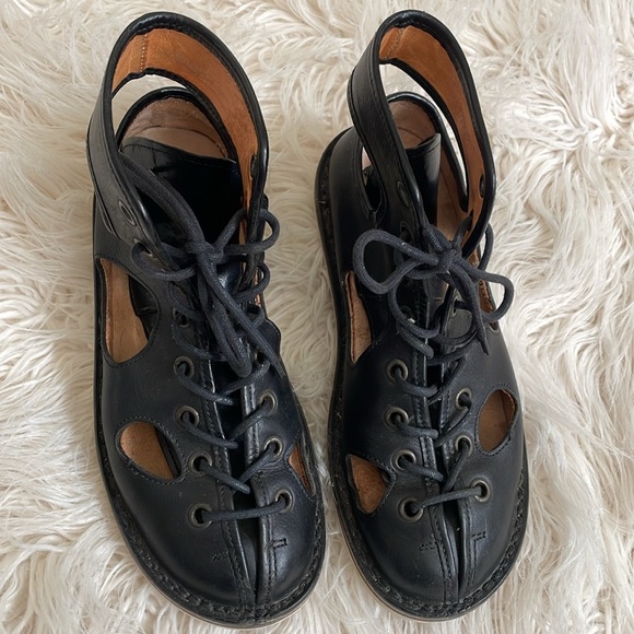 Trippen Women’s Leather Sandals Sz 40 - Picture 2 of 5